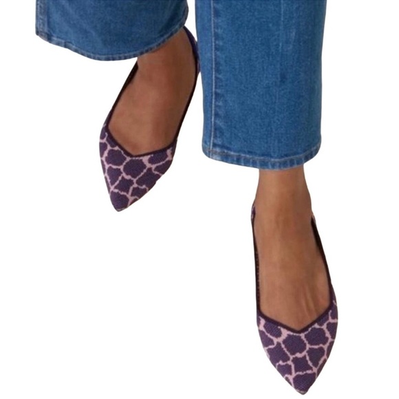 Rothy’s The Point Violet Giraffe Retired Women’s Size 9.5 New - Picture 2 of 8